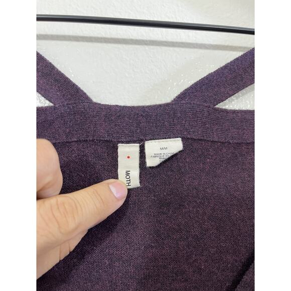 Coquette Academia Goth Y2K Ballet Cardigan Sweater M Preppy Romantic Whimsigoth - Picture 6 of 16